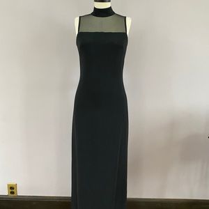 Laundry by Shelli Segal evening dress with mesh